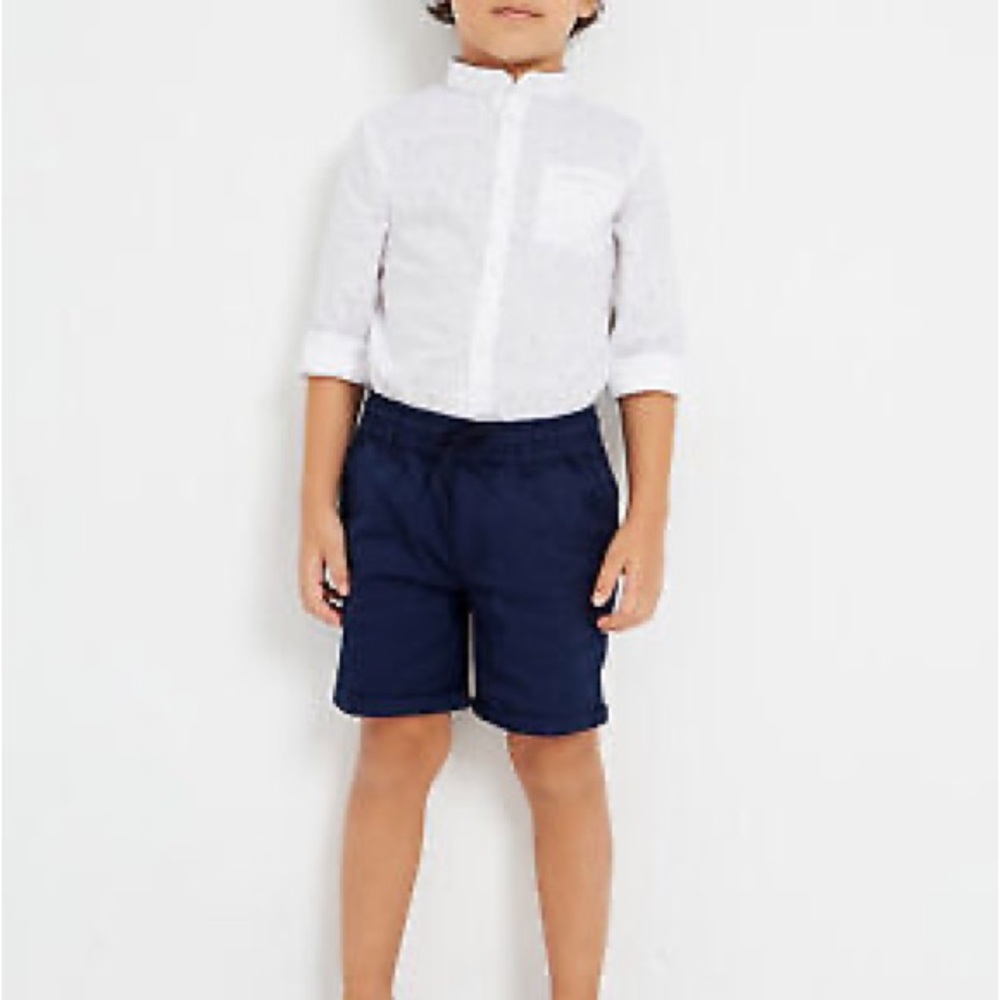 Size 7 Boys Mayoral Blue Matching Set Shorts Classic Fit